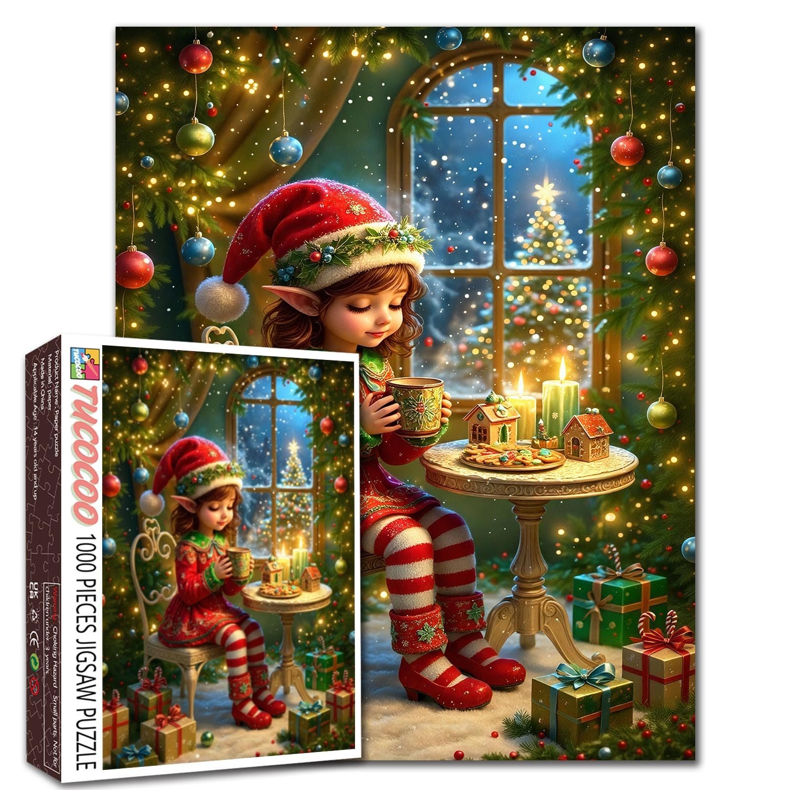 Пазл Christmas Elf Little Fairy 1000 деталей 70 x 50 см, фото №1