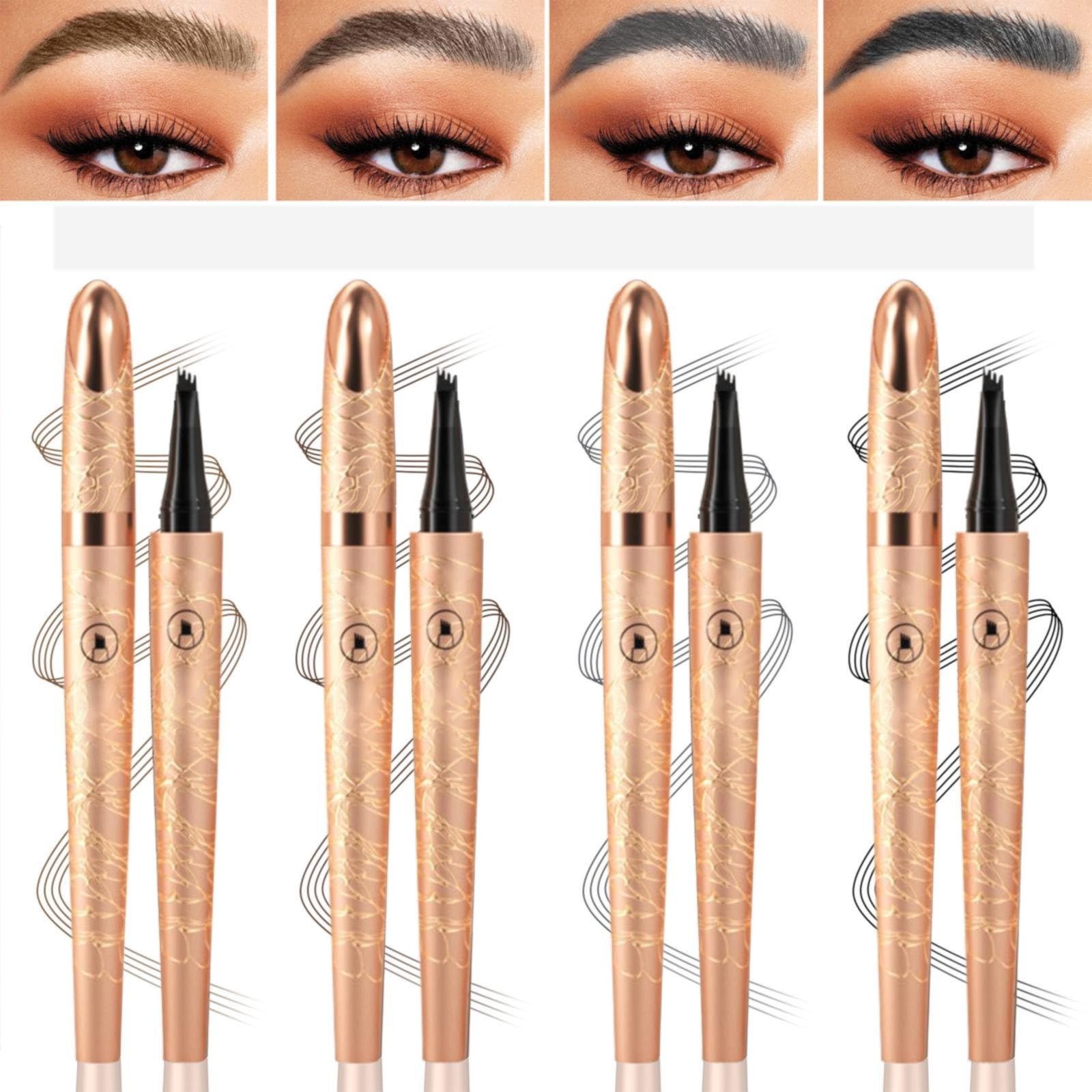 Карандаш для бровей Microblading 4 Fork Tips Waterproof Sweatproof Коричневый, фото №3 Карандаш для бровей Microblading 4 Fork Tips Waterproof Sweatproof Коричневый, фото №3