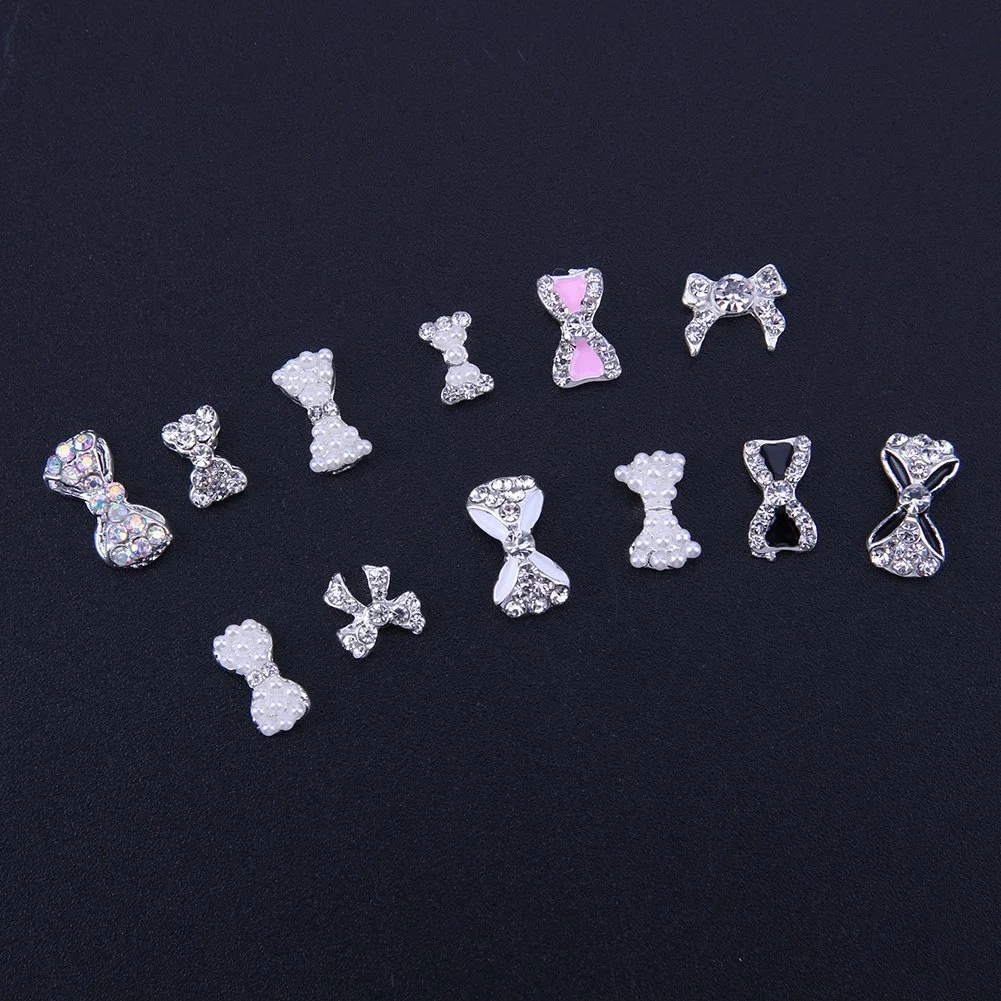 3D Стразы для ногтей Блестки Бантик Украшение Инструмент для маникюра, 12 шт, фото №4