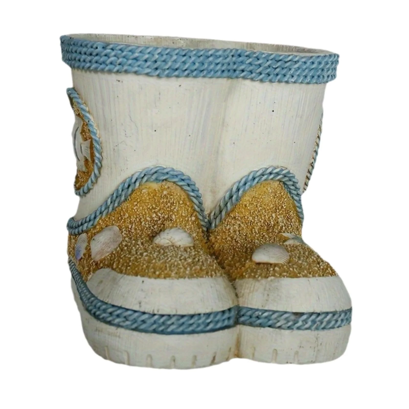 Декоративний квітковий горщик Черевик скандинавський стиль смола, фото №6 Декоративний квітковий горщик Черевик скандинавський стиль смола, фото №6