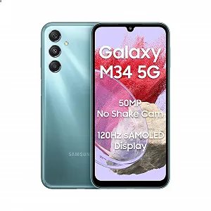 Смартфон Samsung Galaxy M M34 5G M346B1/DS Dual SIM 128 GB 6 GB Blue (поддержка Ram+ до 12 GB) synthetic.ua - Фото 1