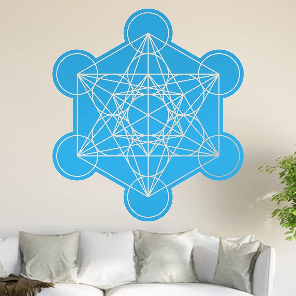 Наклейка на стену Metatron Cube 6 размеров, фото №1