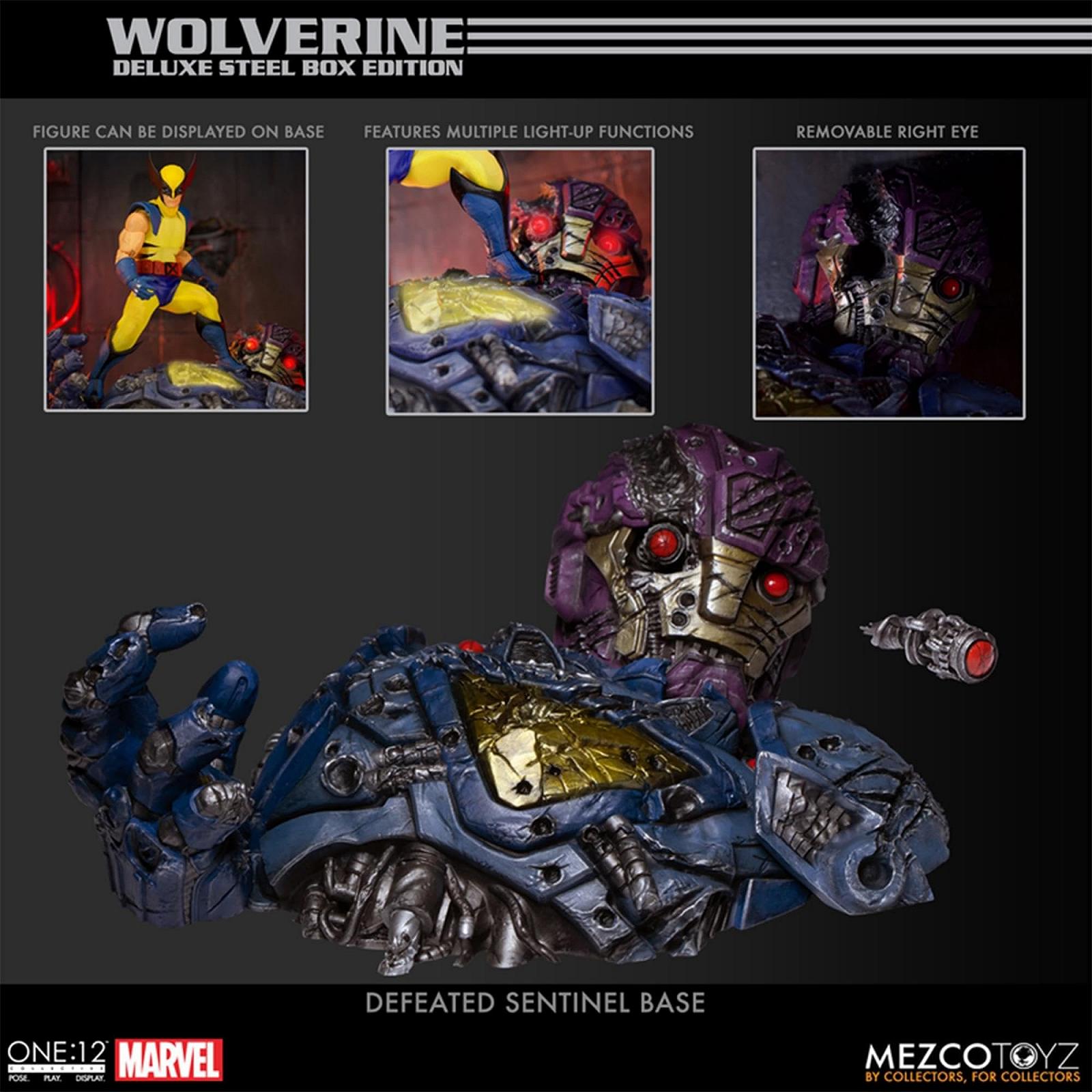 Екшн-фігурка Mezco Marvel Wolverine One: 12, деталізована пластикова фігурка Wolverine, фото №8
