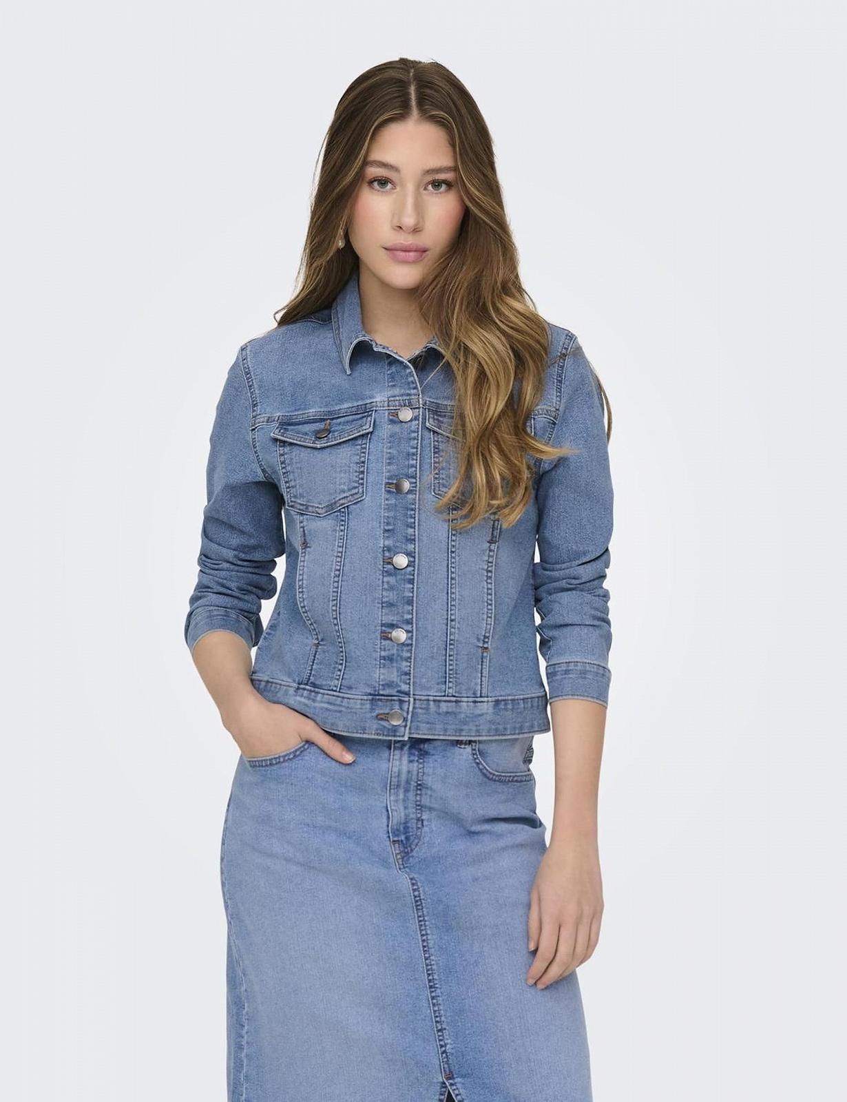 Куртка JdY Женская Jdymoon L/S DNM Mix, фото №4