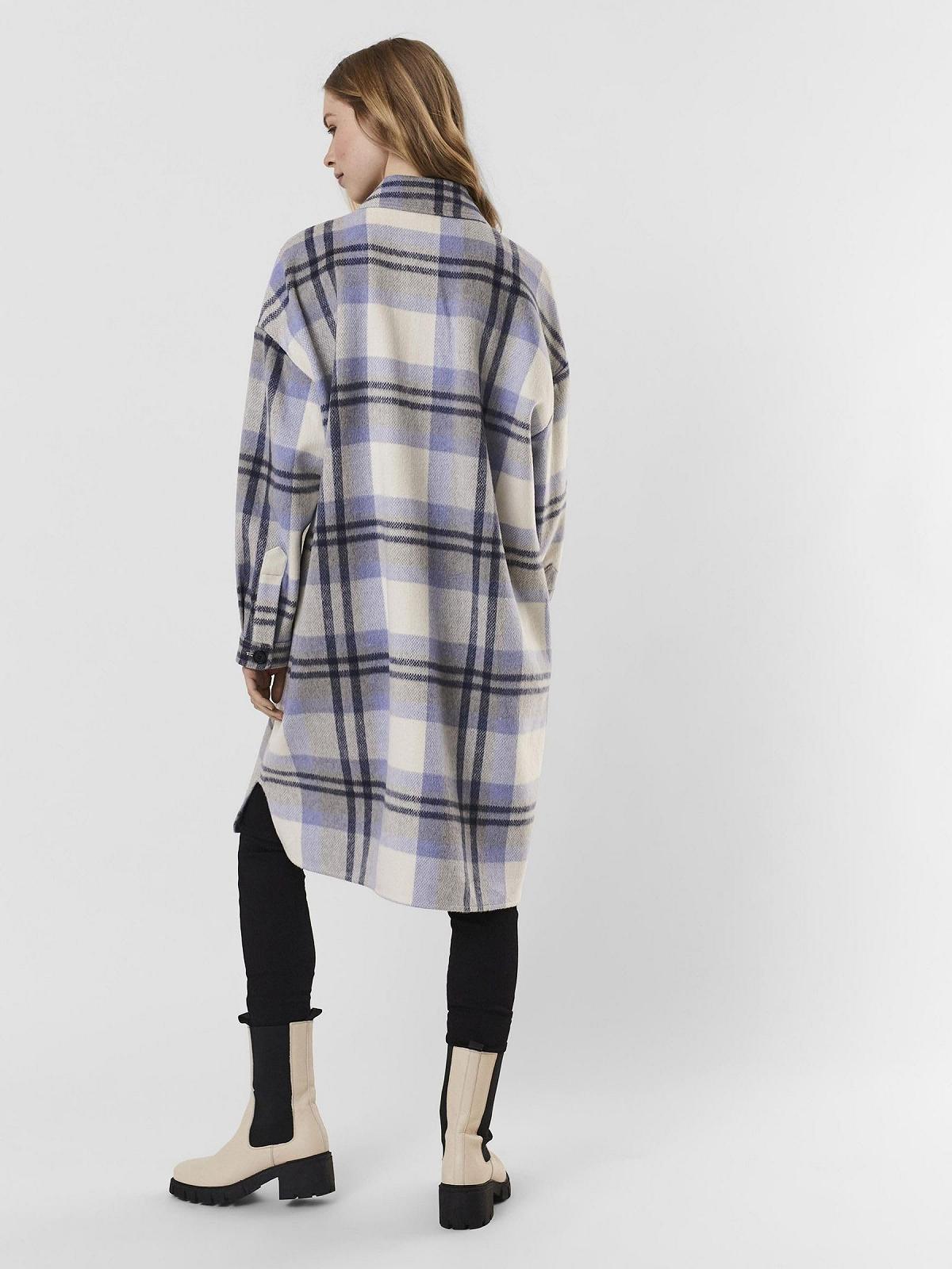 Пальто VERO MODA Vmnelly Check Noos, фото №4
