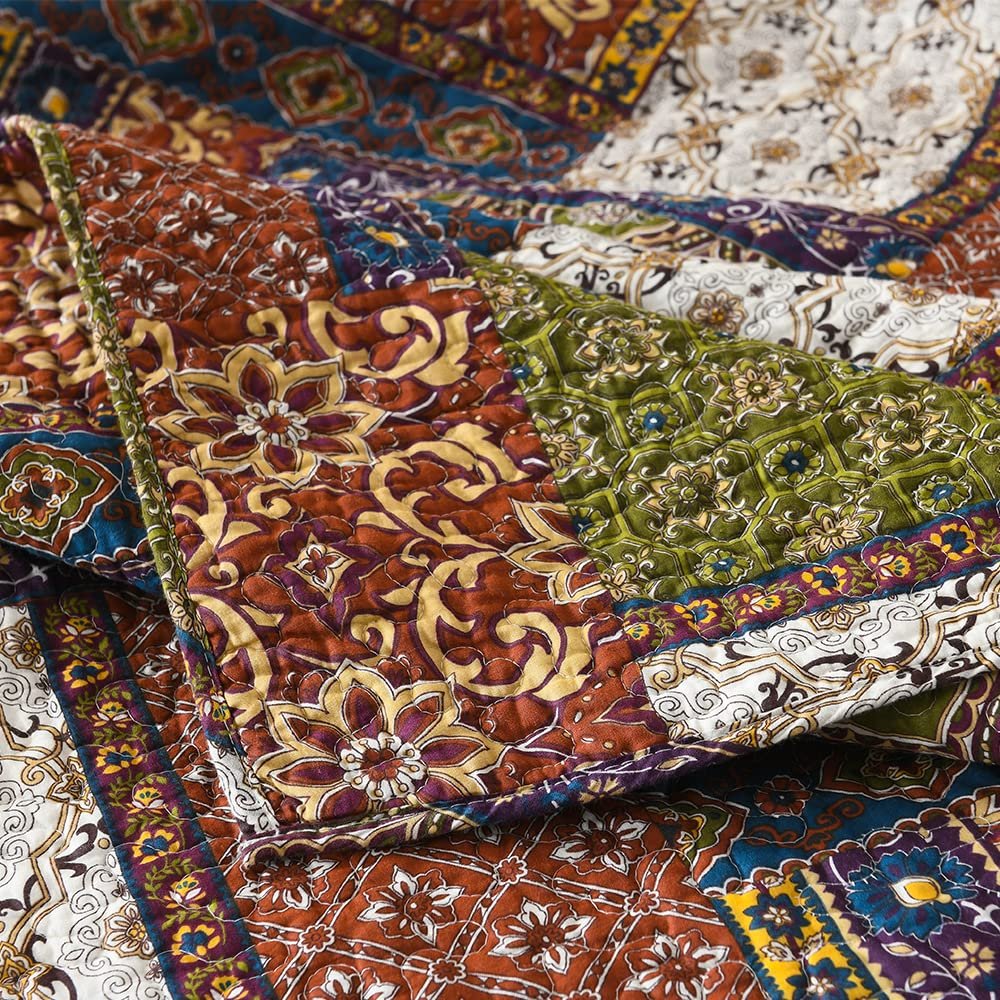 Покривало VISIMISI Бавовняне покривало на ліжко 240 x 260 см, стьобана Покривало з 2 наволочками, фото №9 Покривало VISIMISI Бавовняне покривало на ліжко 240 x 260 см, стьобана Покривало з 2 наволочками, фото №9