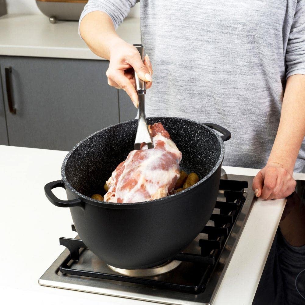 Гусятница NAVA Funtzio с гранитным покрытием 39,5 см 8 л, фото №7