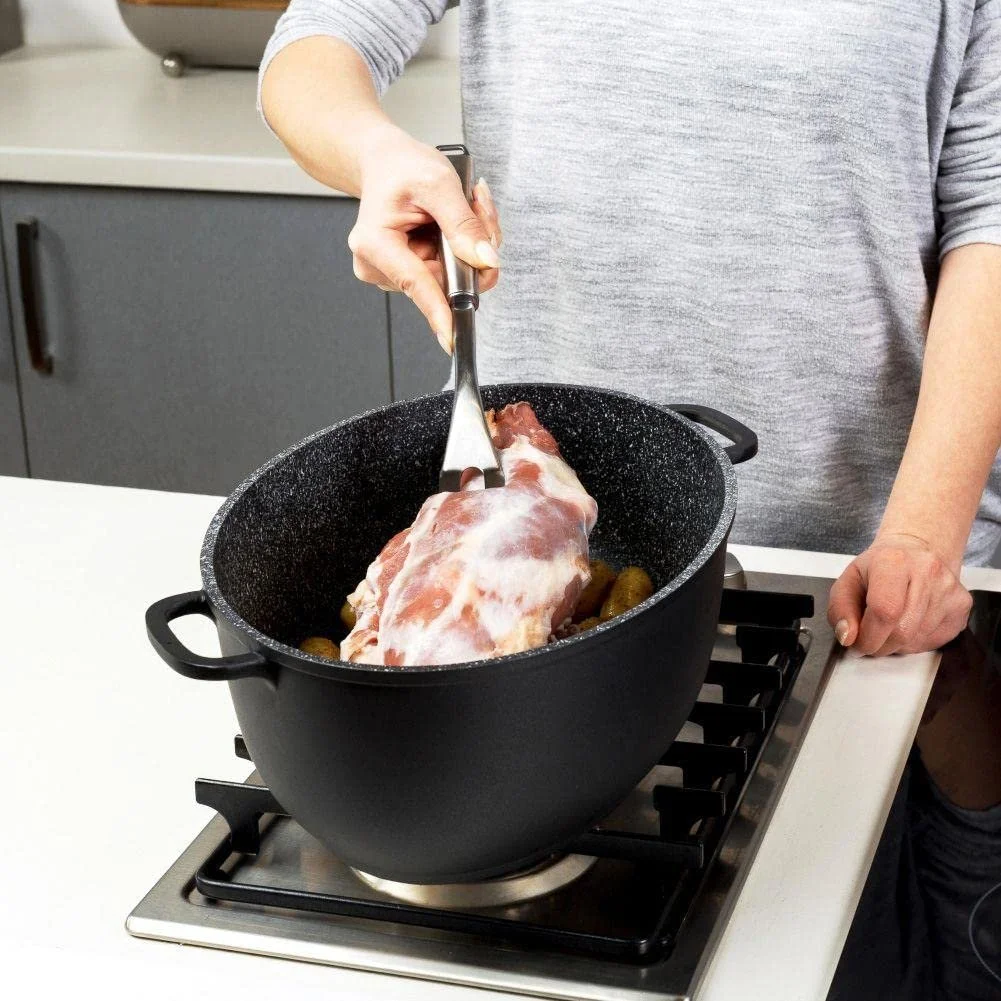 Гусятница NAVA Funtzio с гранитным покрытием 39,5 см 8 л, фото №7