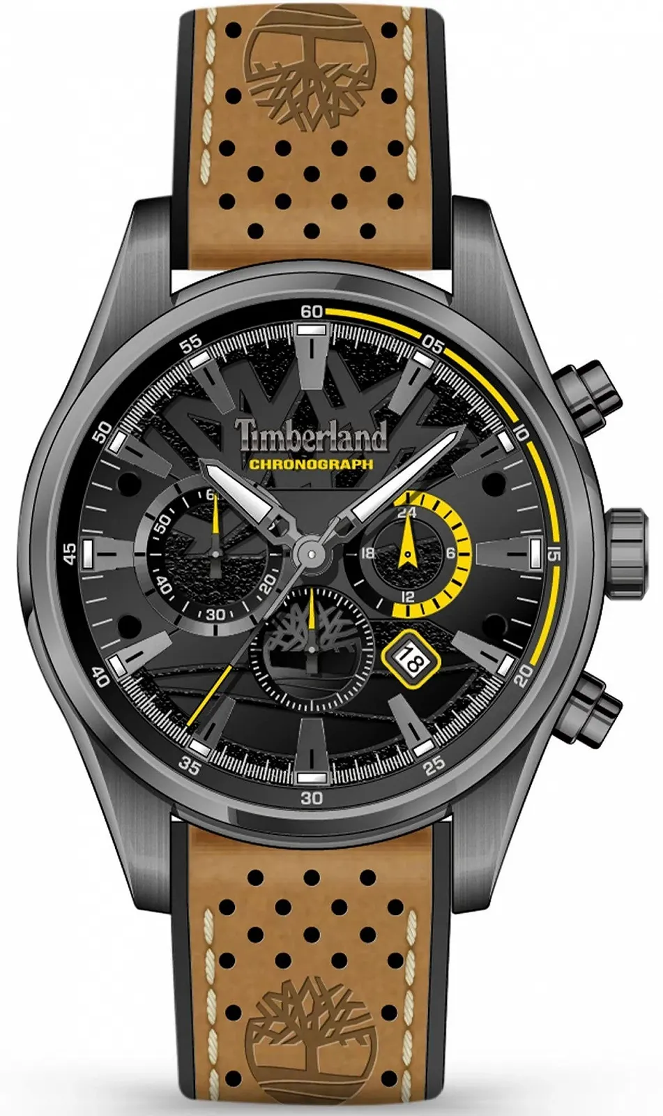 Мужской Хронограф Timberland Aldridge TDWGC2102401 Аналоговый 46 мм Нержавеющая Сталь / Кожа Коричнево-Серый Водостойкость 5 Бар, Коричнево-Серый, TDWGC2102401, фото №1 Мужской Хронограф Timberland Aldridge TDWGC2102401 Аналоговый 46 мм Нержавеющая Сталь / Кожа Коричнево-Серый Водостойкость 5 Бар, Коричнево-Серый, TDWGC2102401, фото №1