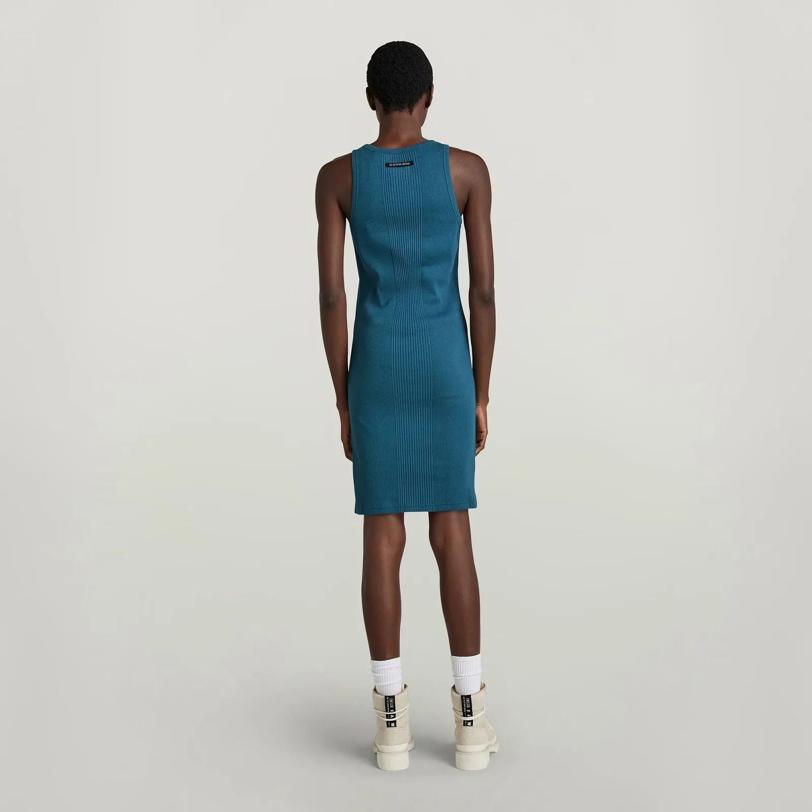 Женское платье G-Star Engineered Rib Tank Dress Crespo Rib Engineered Organic - S, фото №3 Женское платье G-Star Engineered Rib Tank Dress Crespo Rib Engineered Organic - S, фото №3