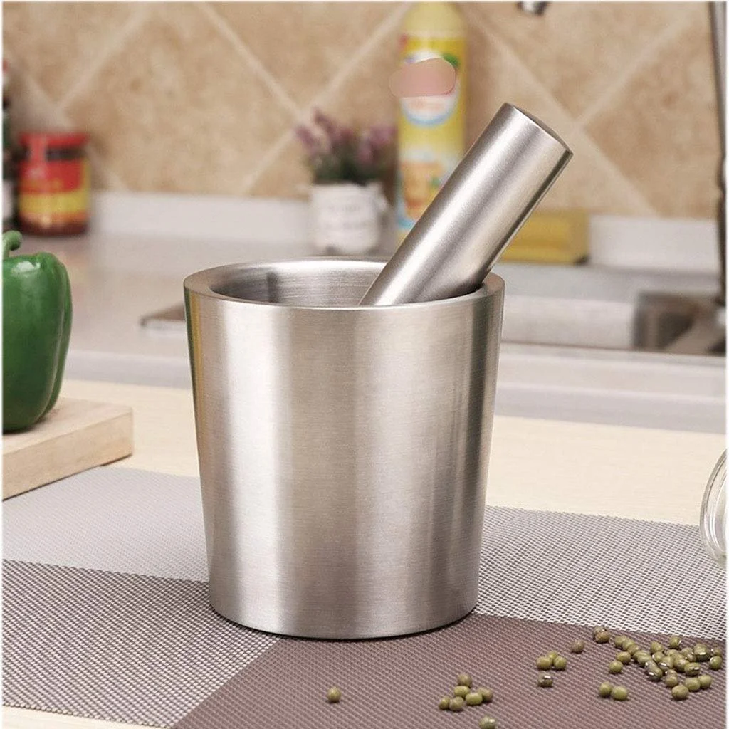 Ступка і товкачик Кухонна 304 Нержавіюча сталь, фото №3