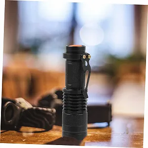 Ліхтар Veemoon Zoomable Перезаряджуваний 300 люмен Чорний synthetic.ua - Фото 1