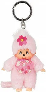 Брелок Sekiguchi Monchhichi 242467 / 10 см / Рожевий - Фото 1