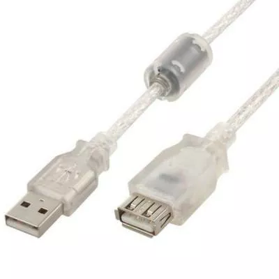 Дата кабель USB 2.0 AM/AF 0.75m Cablexpert (CCF-USB2-AMAF-TR-0.75M), фото №1