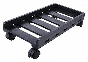 Подставка для компьютера, мобильный держатель ЦП с 4-дюймовыми колесами, подходит для большинства компьютерных башен, держатель ПК под стол - Фото 1