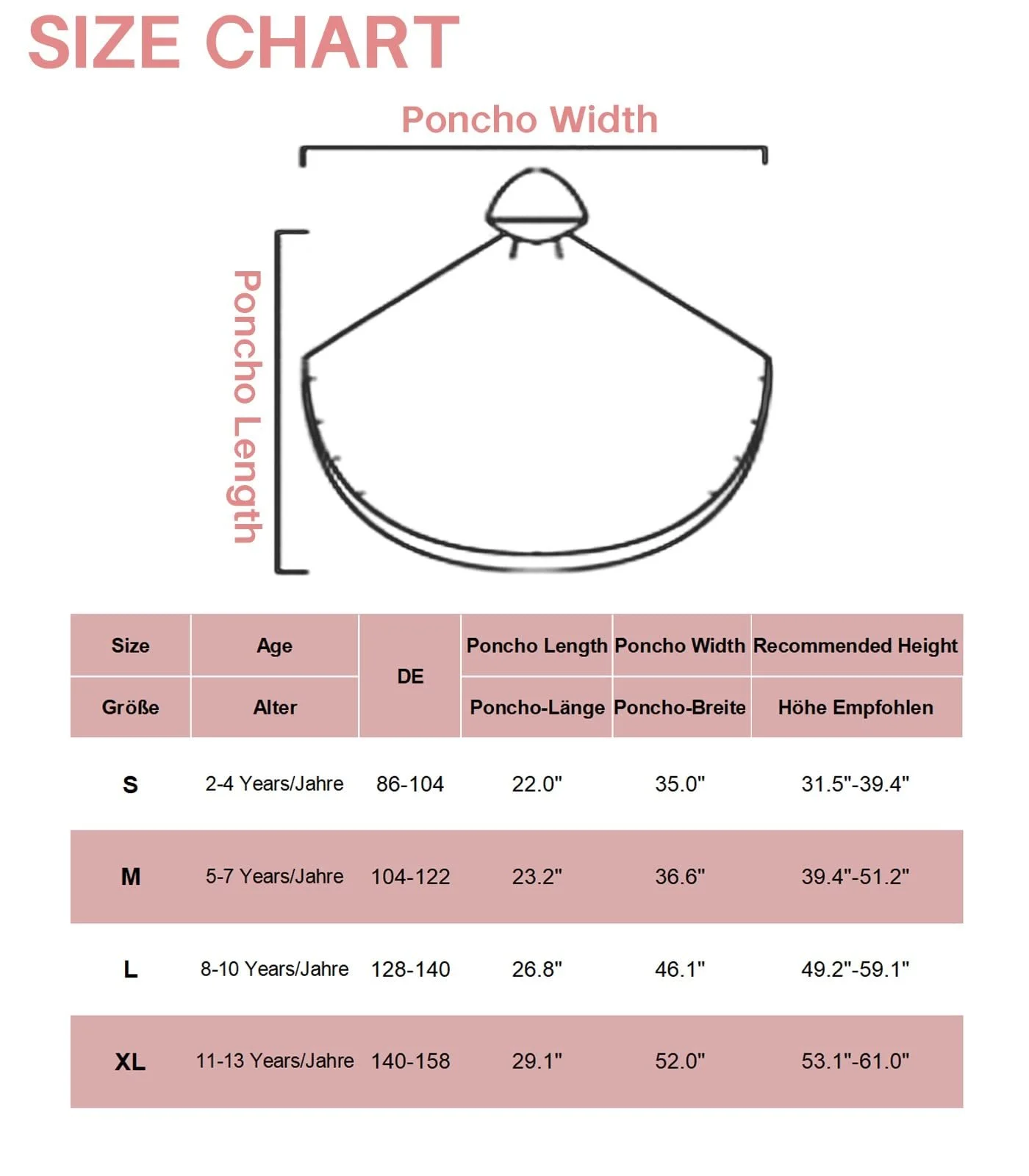 Дитяче пончо дощовик CAMLAKEE для дівчаток, фото №6