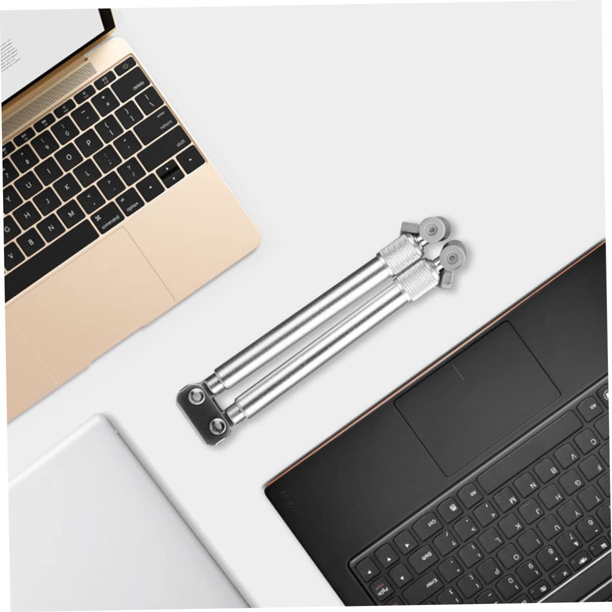 Підставка для ноутбука Tofficu Алюмінієвий сплав Регульована по висоті Складна Пружинна конструкція для кращого відведення тепла, фото №5