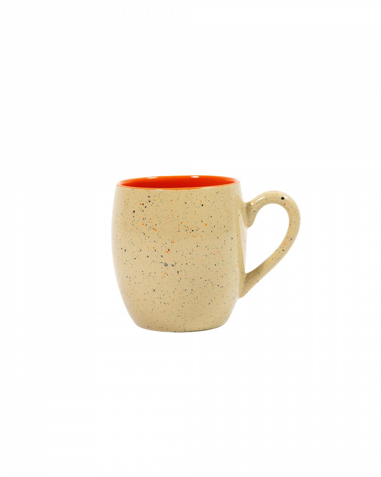 Набір кухлів Good Vibes Only 440 мл Великий Стильний Керамічний Кухоль зі Смайликом, фото №3