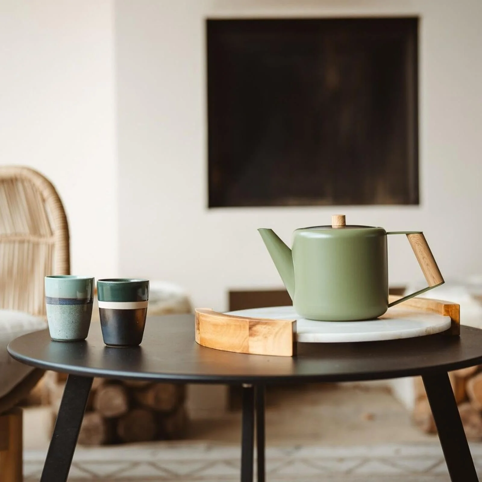 Чайник-заварник Bredemeijer Двостінний Зелений 1.1 літр Нержавіюча сталь, фото №6