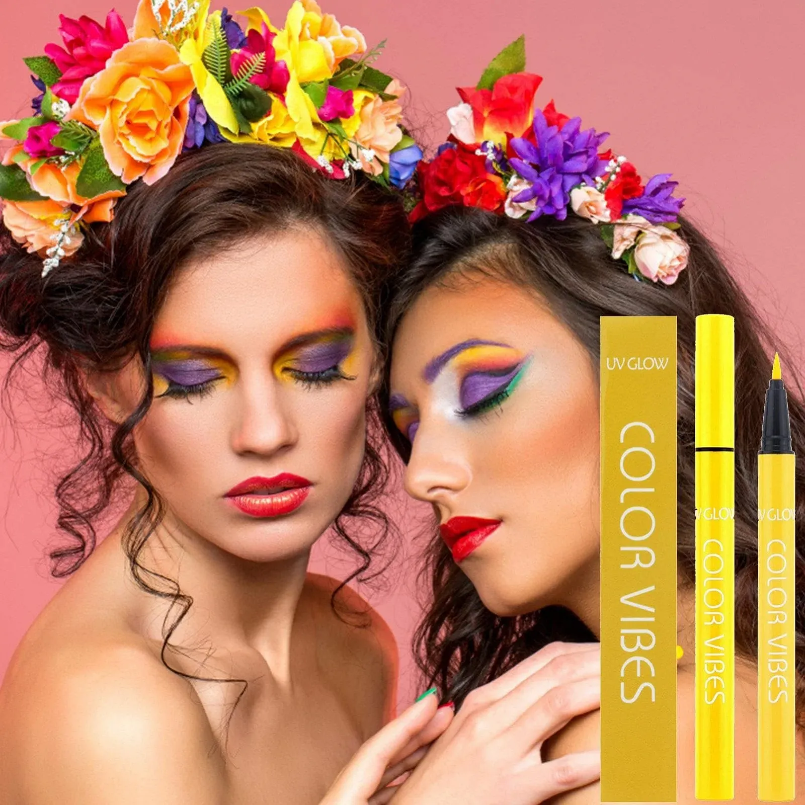 Жидкая Подводка для глаз Glow Neon Fowybe, фото №3