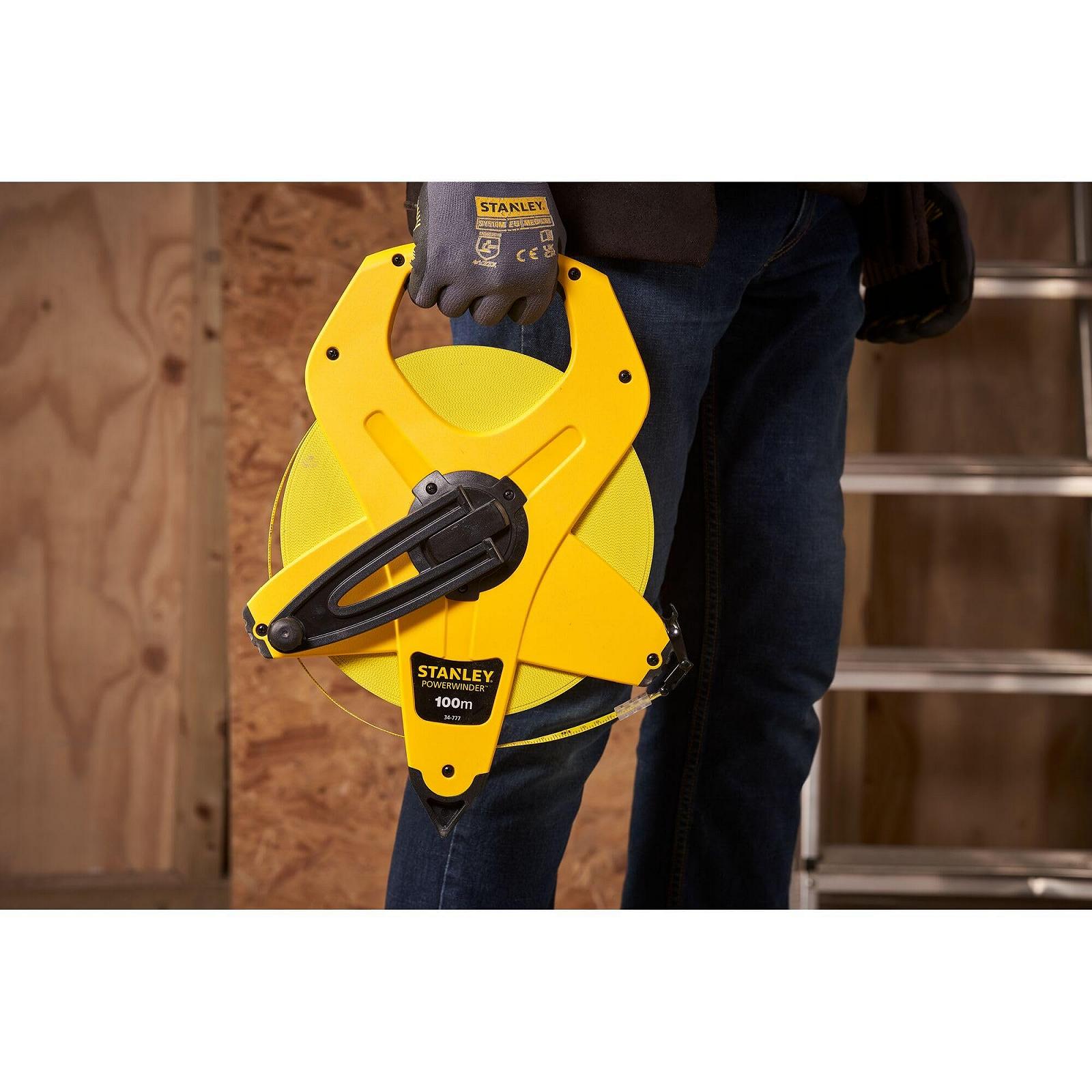 Рулетка Stanley Power Winder Fibreglass 2-34-777 (100 м довжина, 13 мм ширина, ергономічна, клас точності III), фото №7
