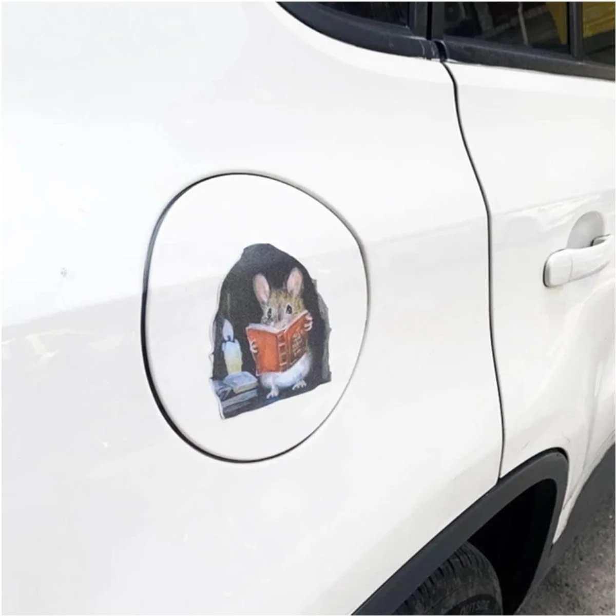 Наклейка на стіну 3D Mouse Hole 10,5 x 10,5 см 3 шт, фото №5