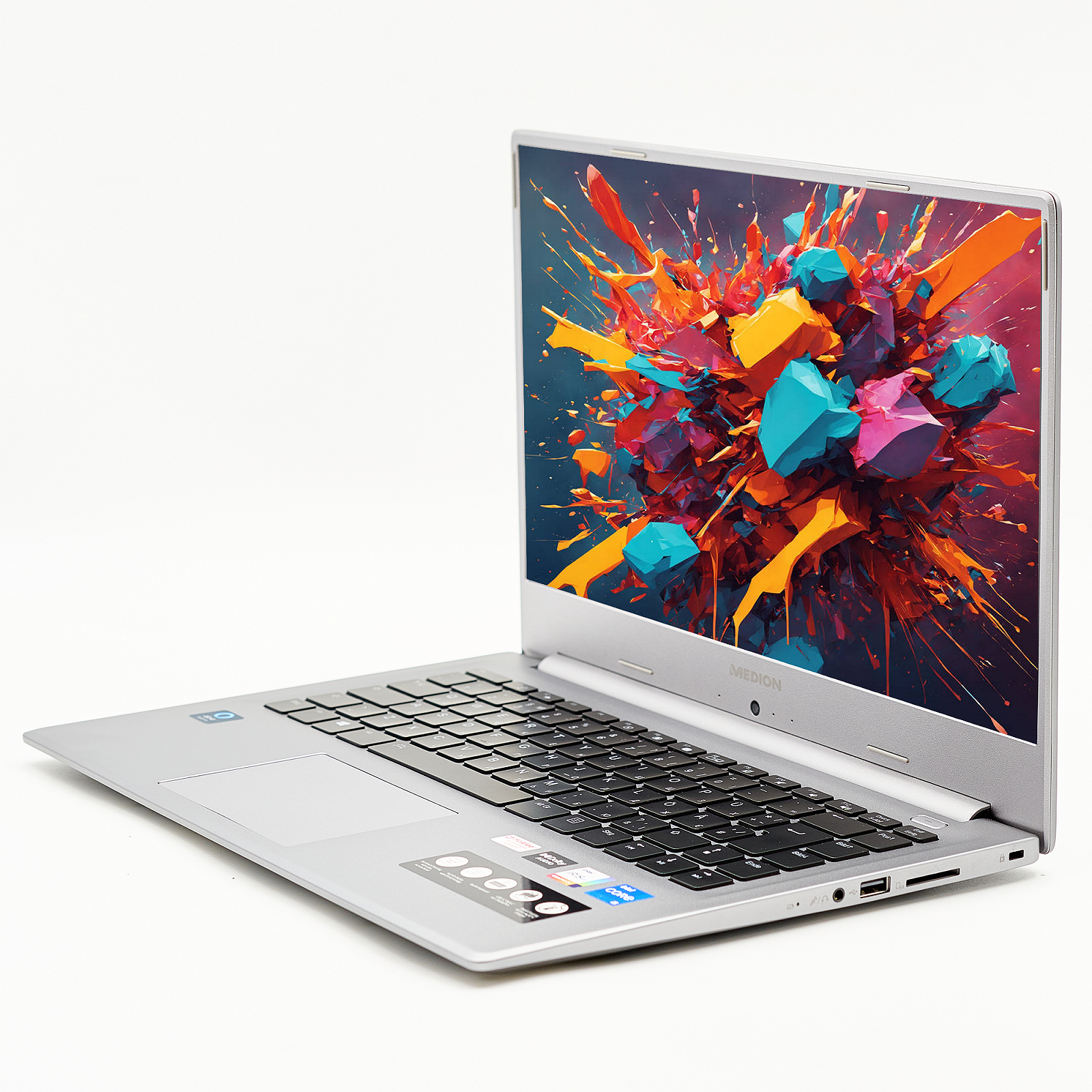Ноутбук Medion Akoya S15449 Intel Core i5-1135G7 32 ГБ ОЗУ 512 ГБ SSD Intel Iris Xe Graphics Металл, фото №4