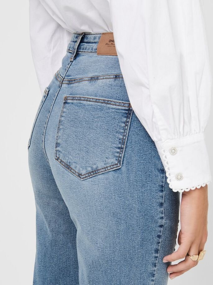 Джинсы ONLY ONLCATWALK HW MOM ANKLE JEANS PIM 15220987 Medium Blue Denim, фото №5