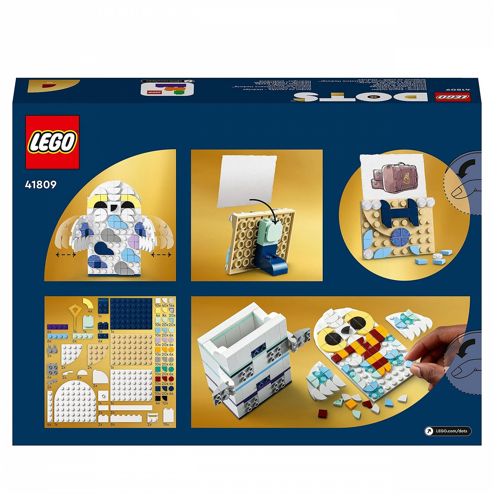 Конструктор LEGO DOTS 41809 Hedwig Пенал для олівців Harry Potter, фото №10
