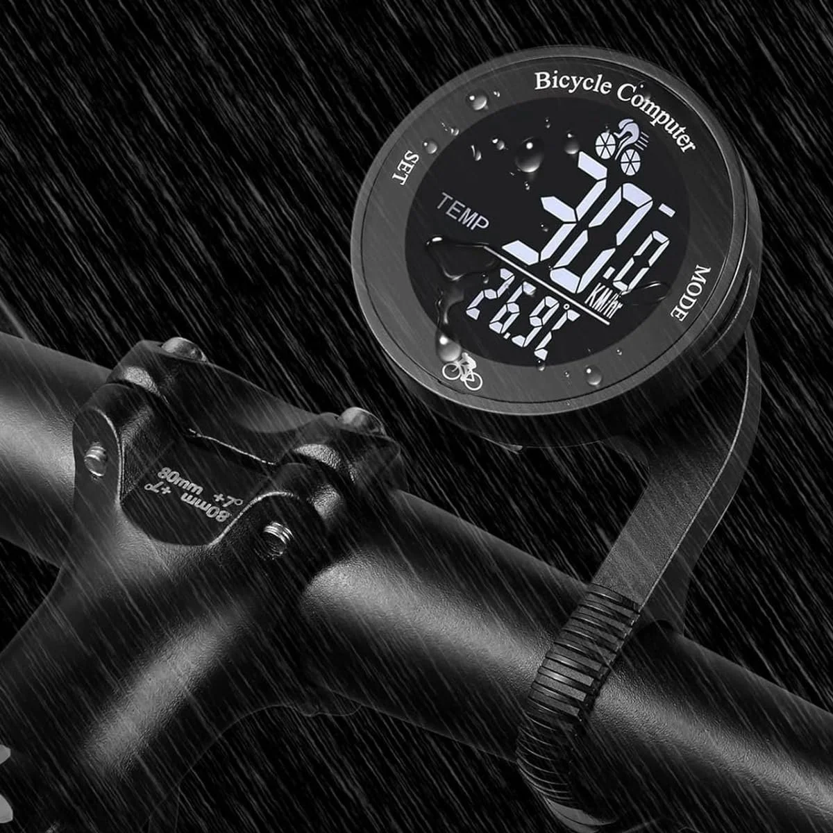 Одометр Велокомпьютер Waterproof Multifunction LCD Screen MTB Speedometer, фото №5