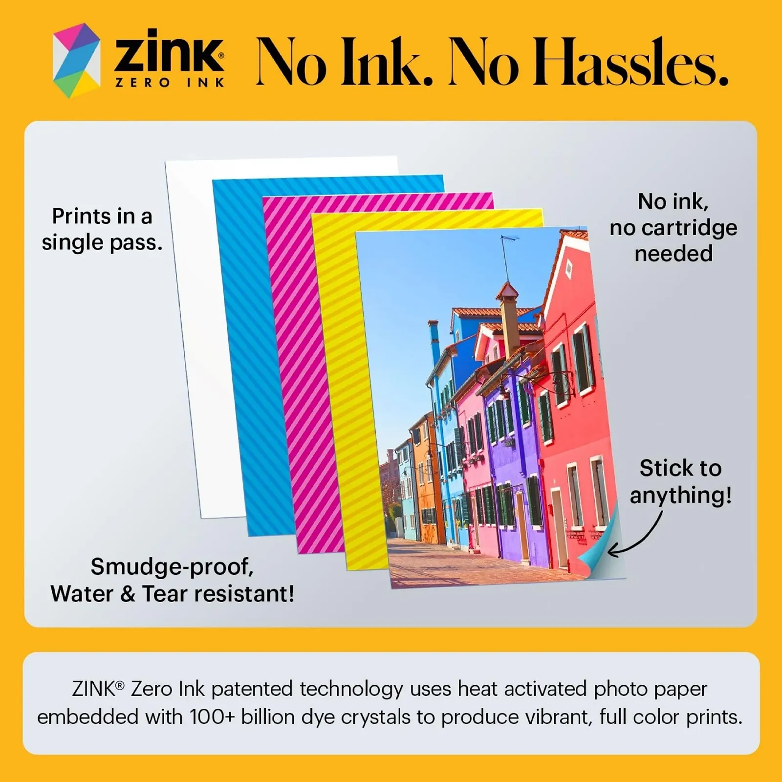 Фотоаппарат мгновенной печати Kodak Printomatic+ 10MP RGB LED 2x3 (5.1x7.5см) Blue, фото №4