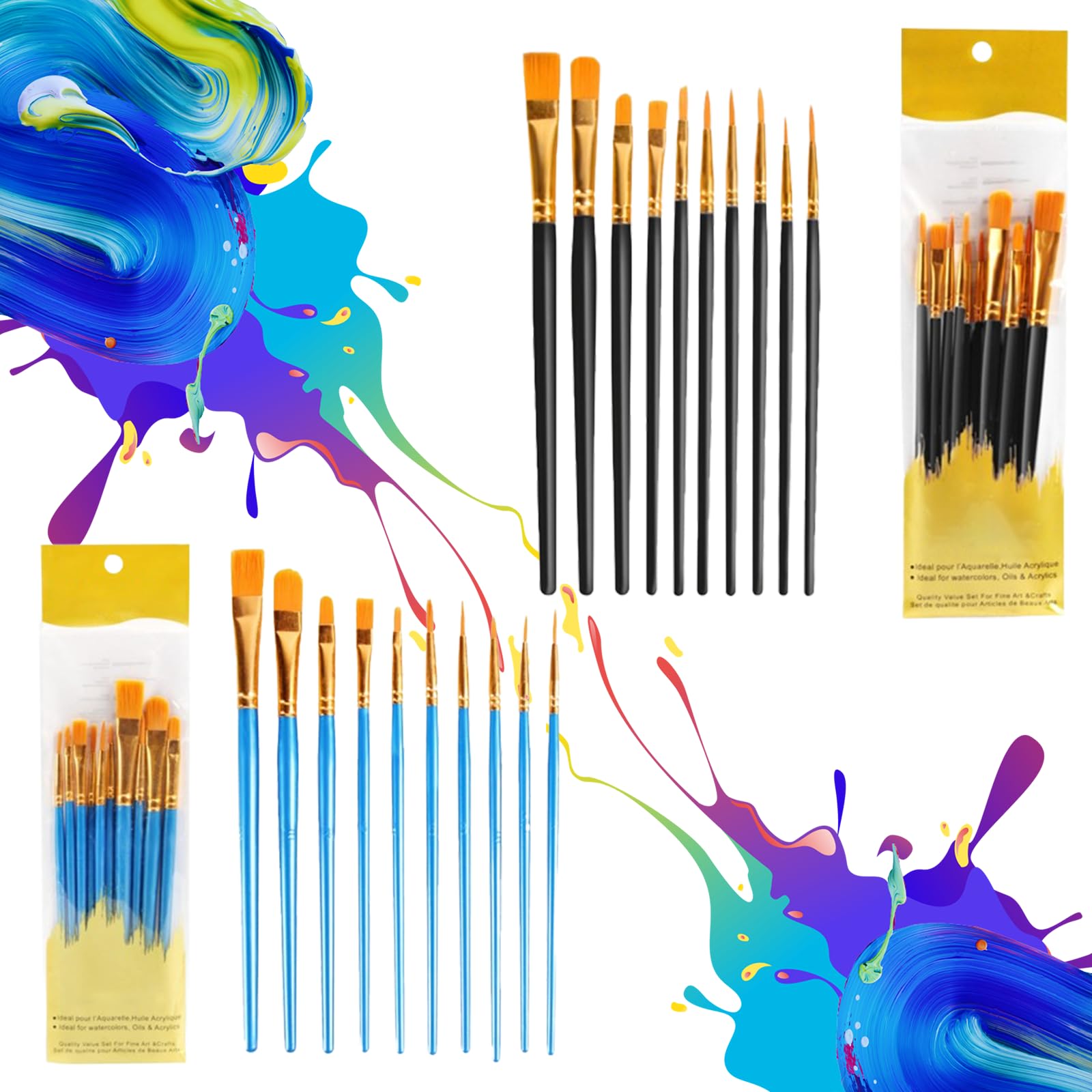 Набор кистей QTTRPCU 20-Piece детских для макияжа, фото №1 Набор кистей QTTRPCU 20-Piece детских для макияжа, фото №1