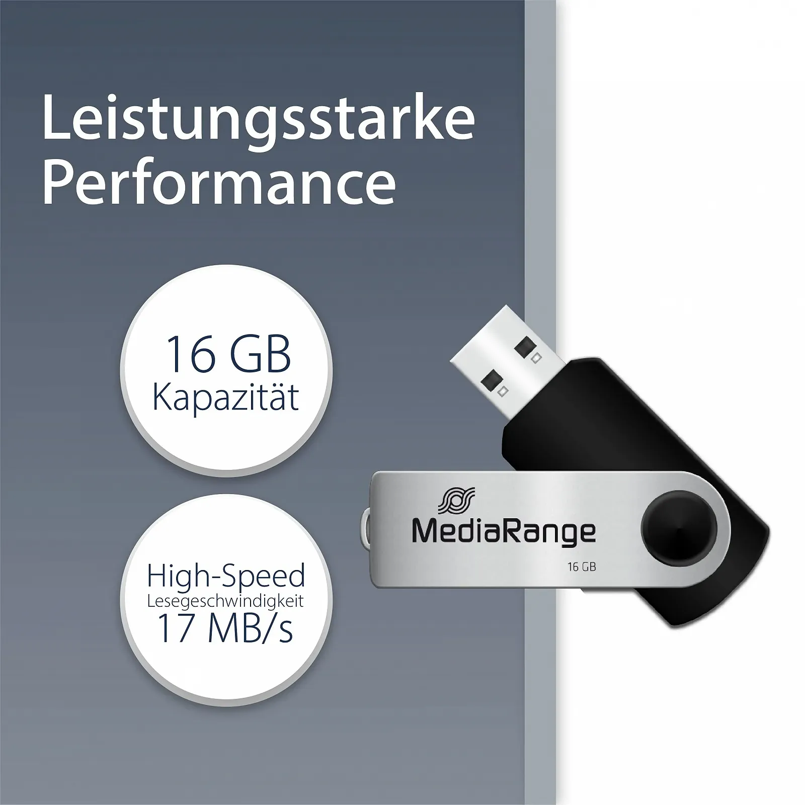 USB-накопичувач MediaRange MR 910 16GB USB 2.0, фото №2