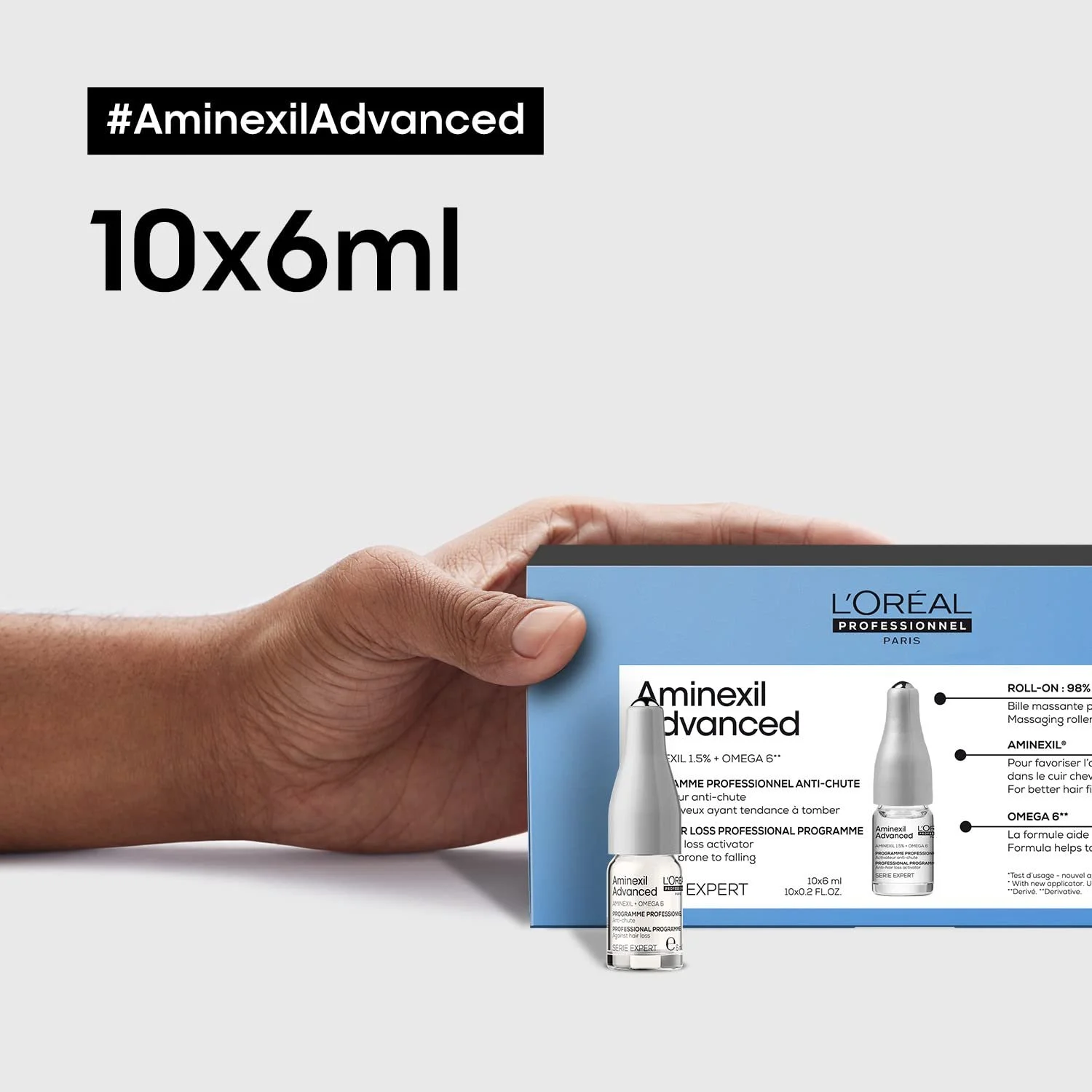 Средство L'Oréal Expert Aminexil Control 10 шт. Advanced, фото №5