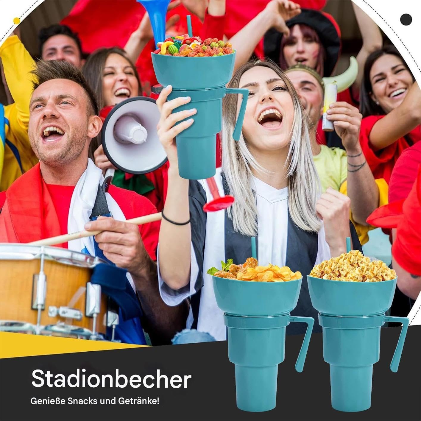 Набір кухлів та мисок Дитячий контейнер для снеків Пляшка для пиття з соломинкою, фото №9 Набір кухлів та мисок Дитячий контейнер для снеків Пляшка для пиття з соломинкою, фото №9