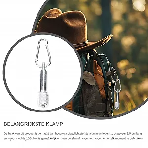 Фонарик-брелок портативный LED Ultra-Light для кемпинга, походов synthetic.ua - Фото 1