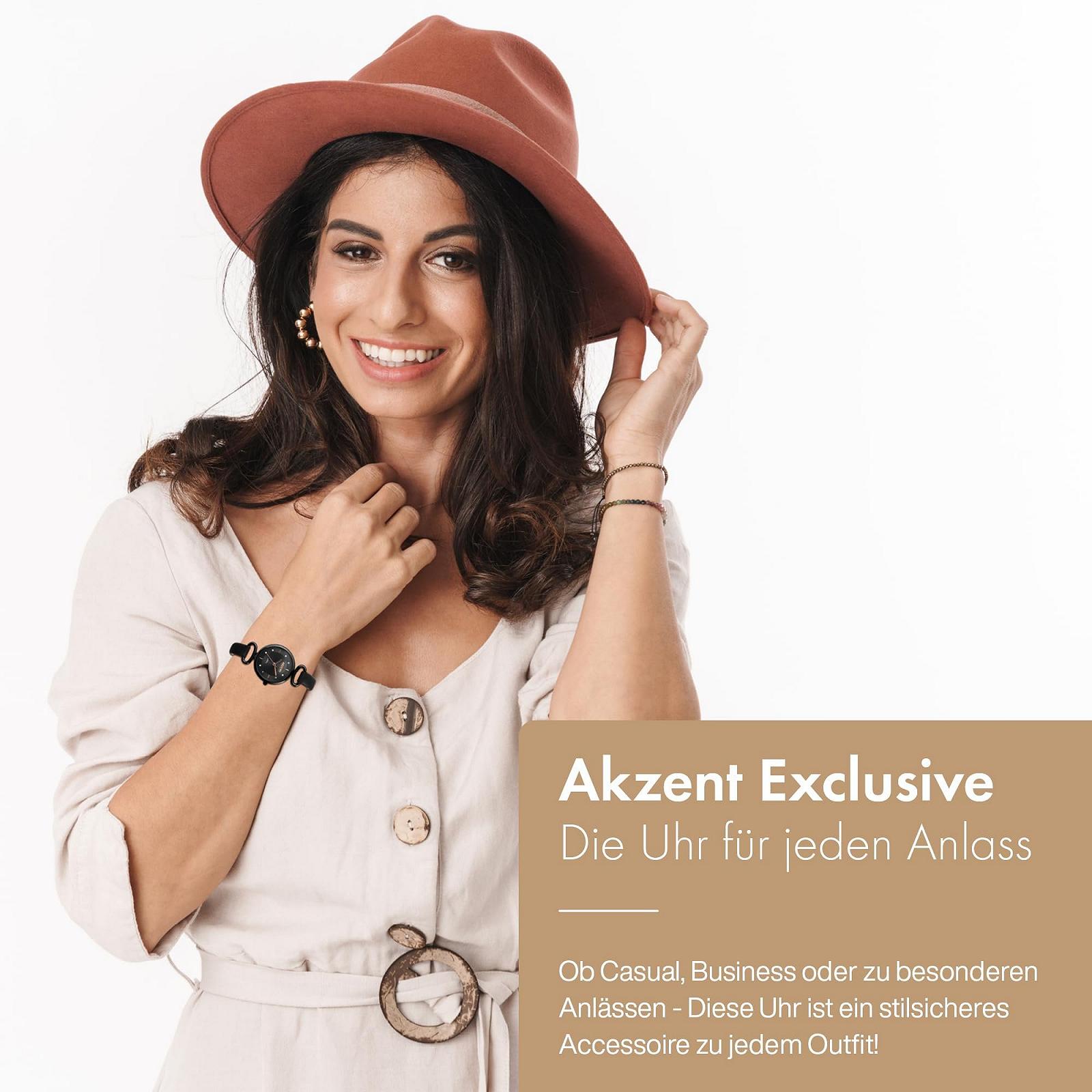 Часы Akzent Exclusive Женские Искусственная Кожа Блестки Аналоговые Кварцевые, фото №5