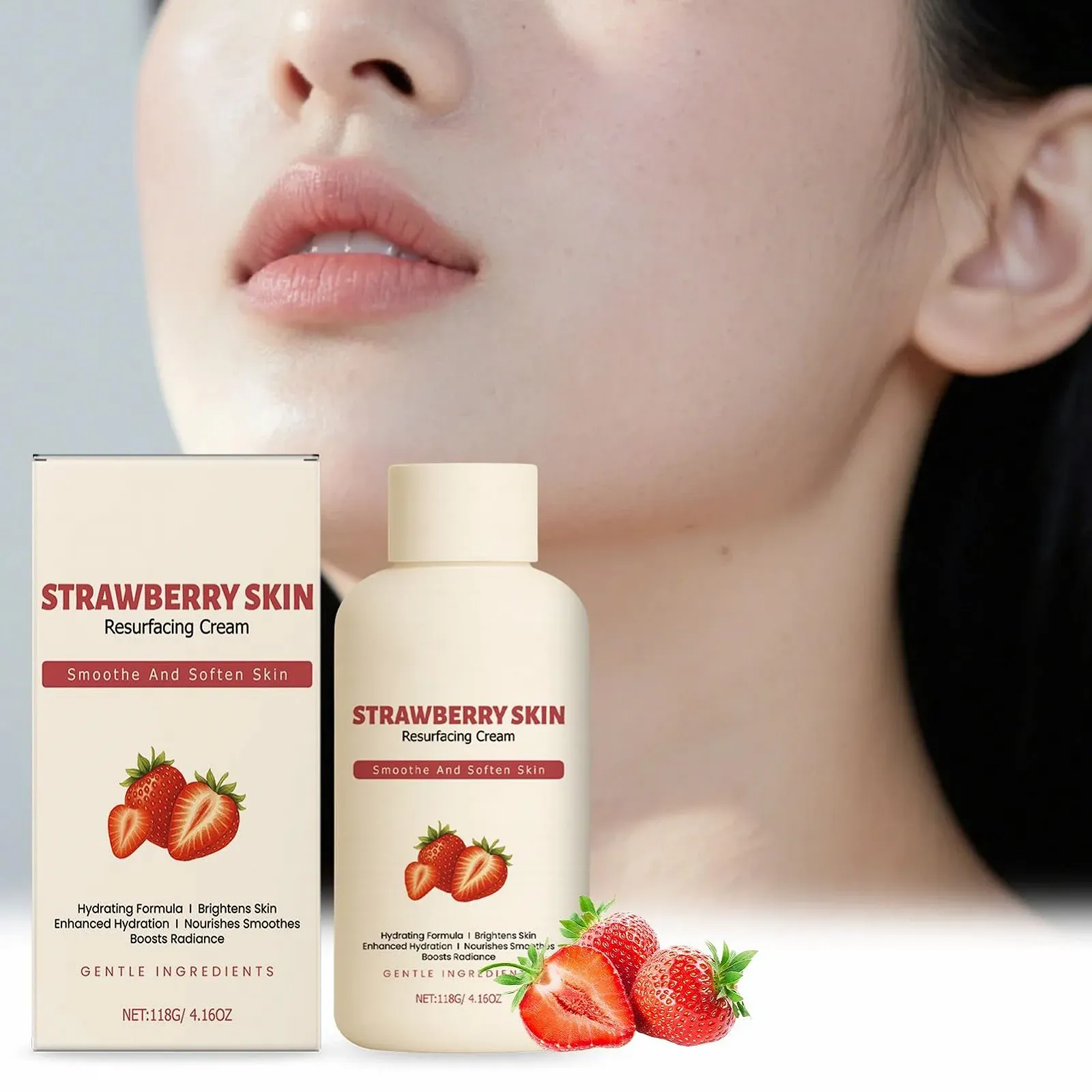 Крем для тіла зволожуючий 118 г - Догляд за тілом проти сухості для чоловіків і жінок Живіт Рука Нога, для дому для гладкої шкіри, фото №3