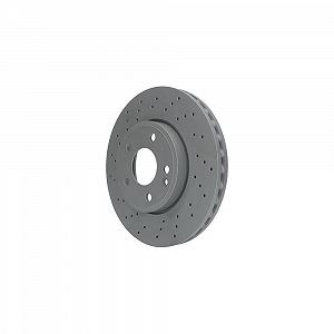 Гальмівний диск ATE 24.0128-0262.1 для MERCEDES-BENZ передня вісь synthetic.ua - Фото 1