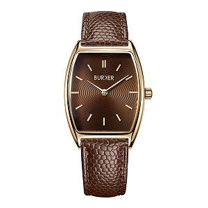 Купить Женские часы BURKER Grace овальные, женские, кожаный ремешок, нержавеющая сталь, аналоговые, кварцевые, 3 ATM, 25 мм, золотой, коричневый/коричневая кожа - Фото 1 Женские часы BURKER Grace овальные, женские, кожаный ремешок, нержавеющая сталь, аналоговые, кварцевые, 3 ATM, 25 мм, золотой, коричневый/коричневая кожа - Фото 1