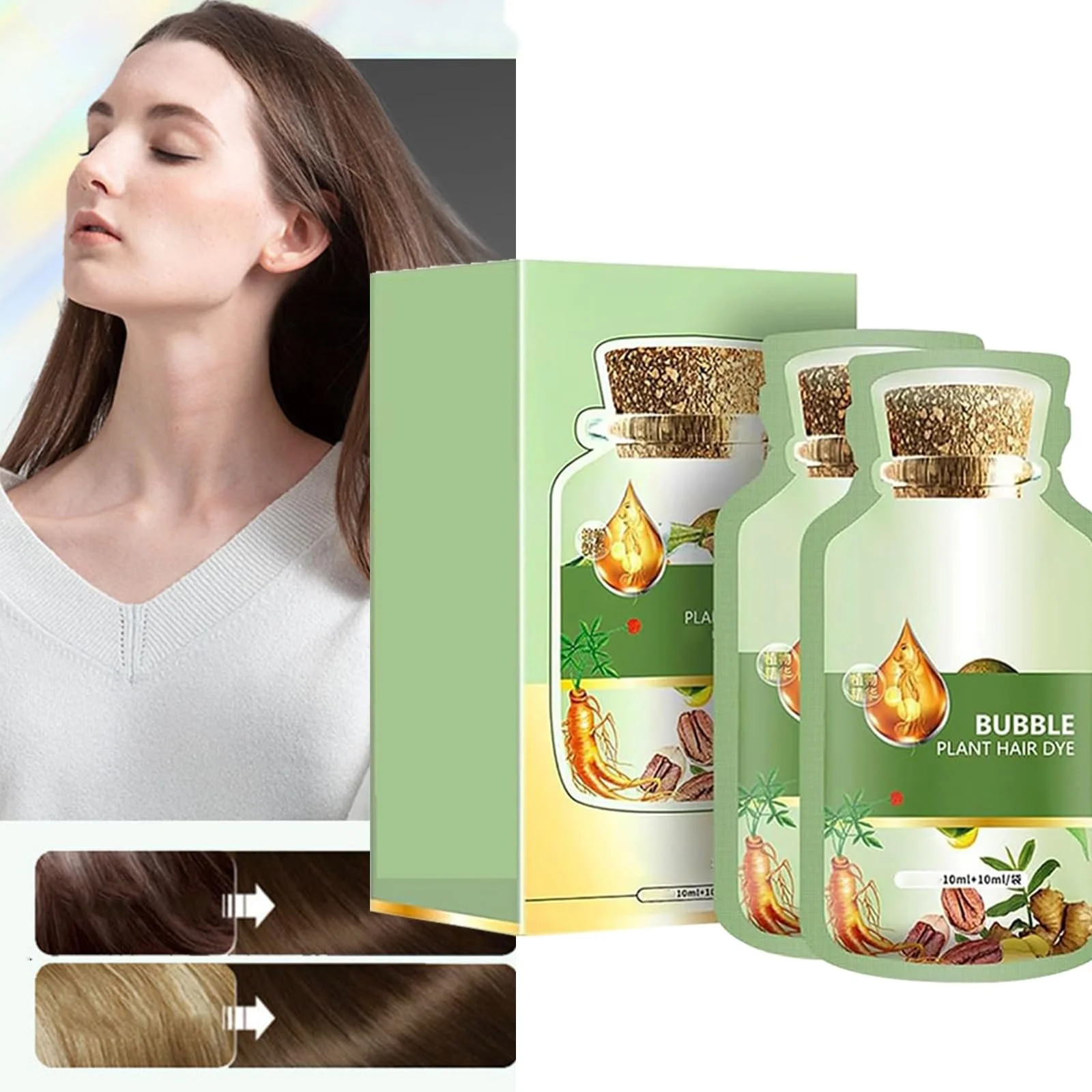 Фарба для волосся KOAHDE Рослинна Натуральна, 20 мл, фото №4 Фарба для волосся KOAHDE Рослинна Натуральна, 20 мл, фото №4