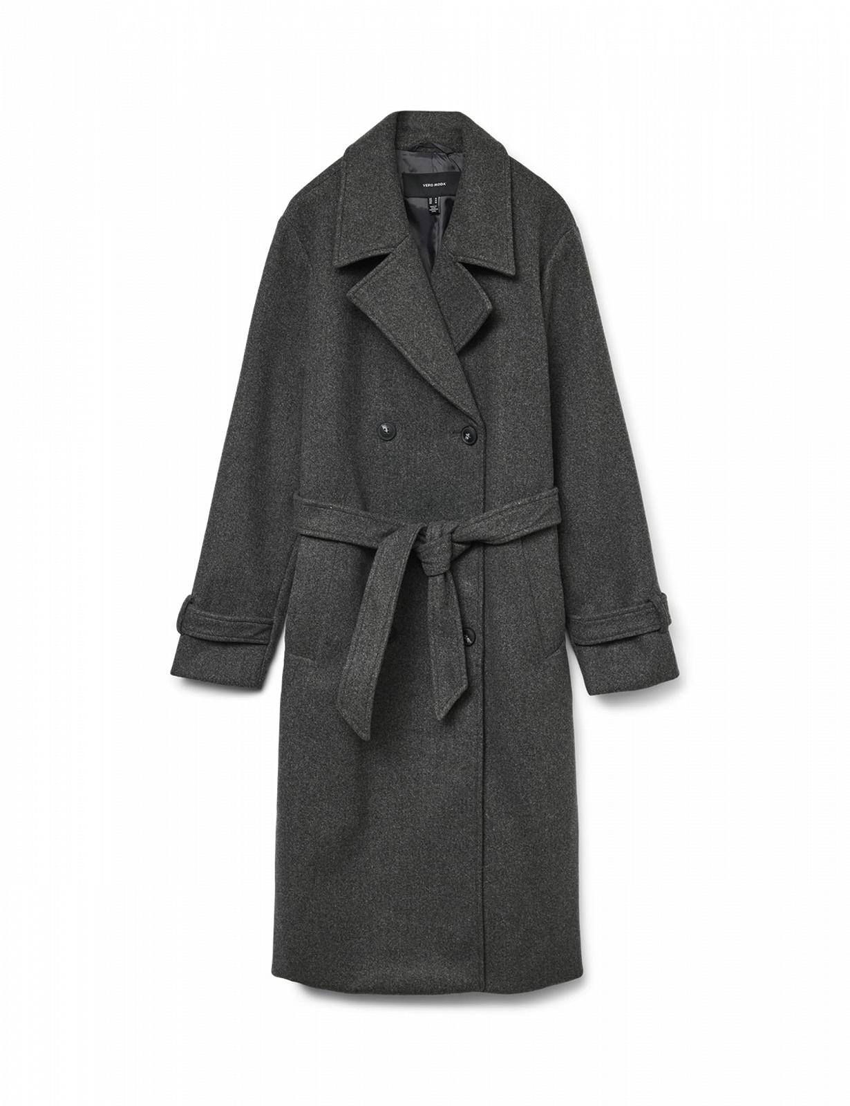 Тренч VERO MODA VMFortunevega Женский Длинный Зимнее Шерстяное, фото №1 Тренч VERO MODA VMFortunevega Женский Длинный Зимнее Шерстяное, фото №1