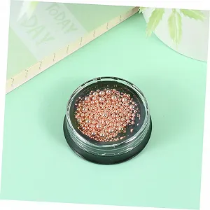 Бусины для дизайна ногтей FRCOLOR 5 наборов Металлические бриллианты для ногтей Украшения для ногтей Стразы Микро пикси Карусель для ювелирных изделий для ногтей Аксессуары для маникюра Бусины synthetic.ua - Фото 1