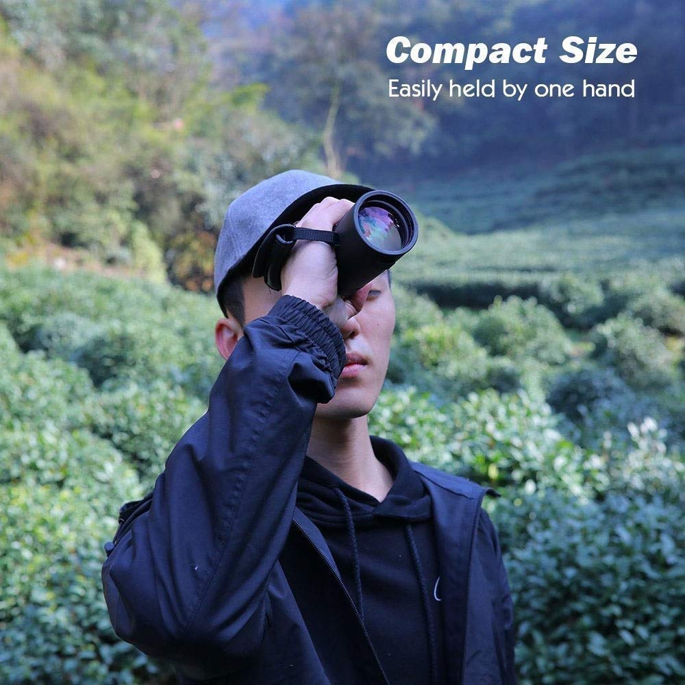 Монокуляр Spacmirrors Hochleistungs Handriemen для дорослих, дахове призма FMC лінзи водонепроникний. HD телескоп, фото №3