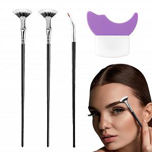 Набор кистей для макияжа глаз Abgewinkelter Eyeliner-Pinsel Wimpernstab-кисть для женщин и девушек - Фото 1
