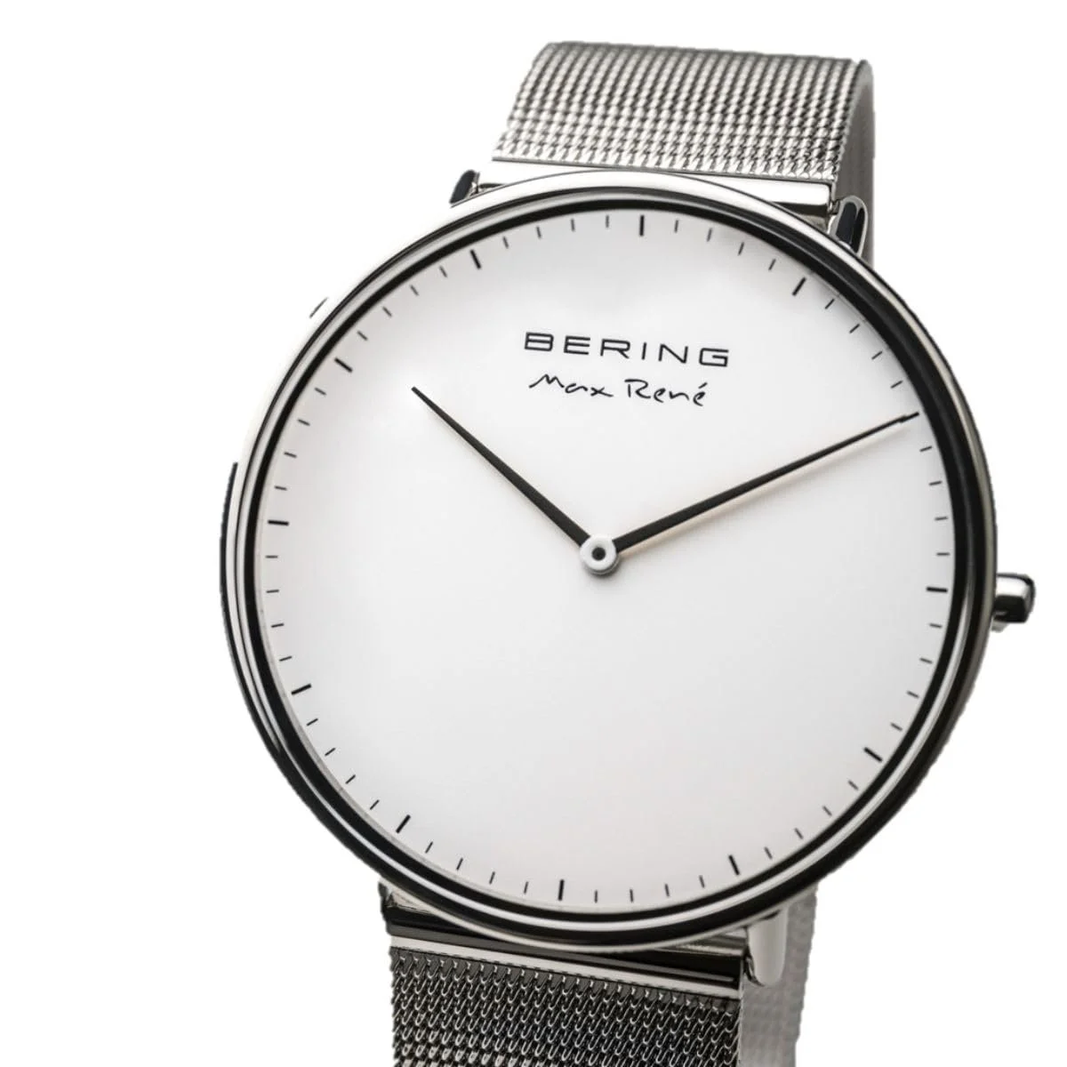 Чоловічий Кварцовий Годинник BERING 38 мм, Корпус з нержавіючої сталі, Міланський Браслет, фото №2