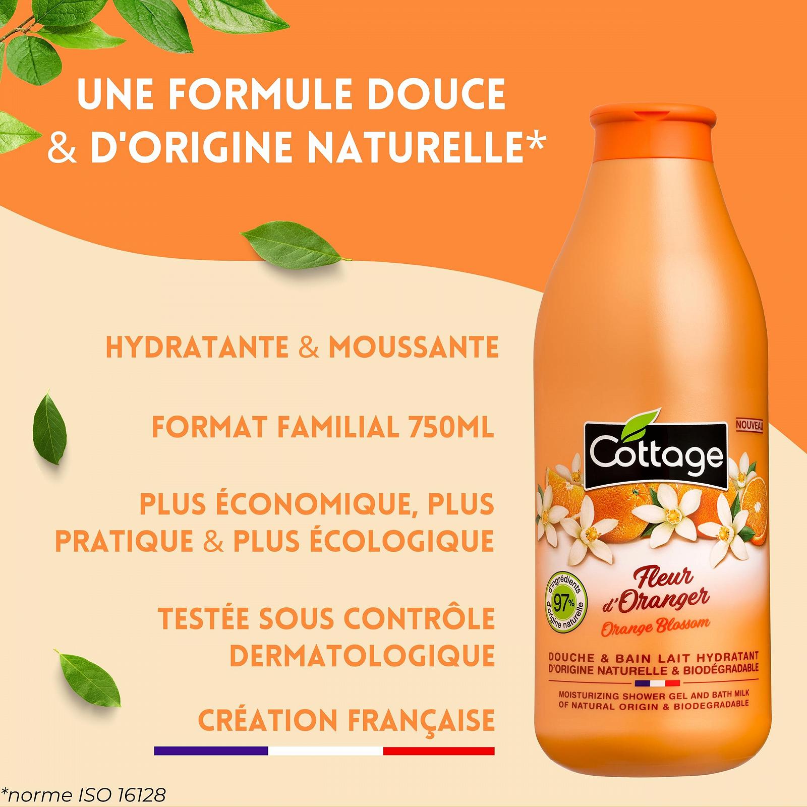 Гель для душу HIDRATANTE Flor de Azahar Кремовий 750 мл, фото №4