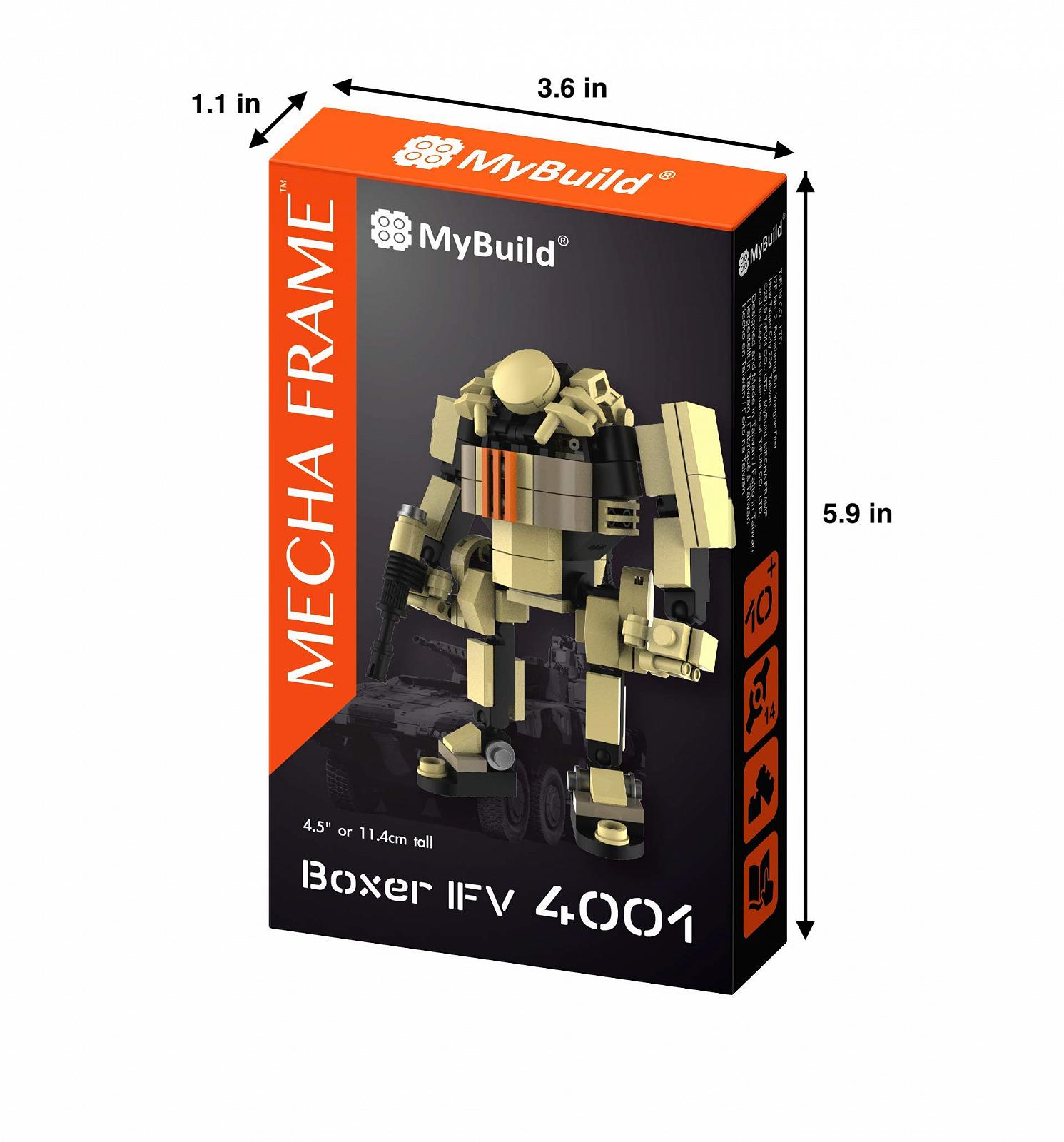 Игрушечные строительные блоки MyBuild Mecha Frame Boxer IFV 4001, фото №5