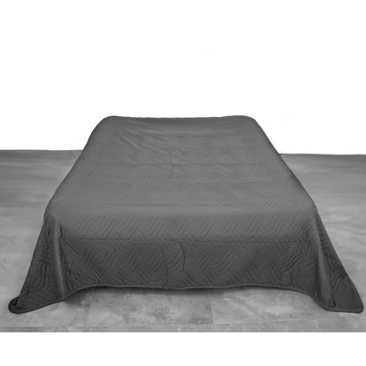 Покривало COFI 1453 Однотонне Елегантне 240 x 220 см, 100% Поліестер, Антрацит, фото №2