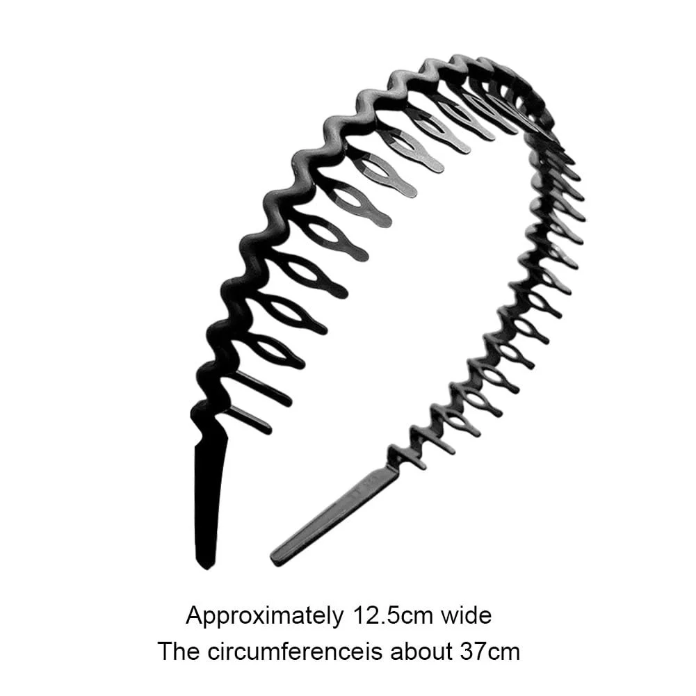Набір з 4 обручів для волосся, матові чорні, фото №3 Набір з 4 обручів для волосся, матові чорні, фото №3
